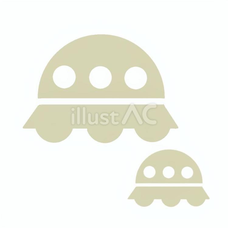 UFO ufo,うちゅう,乗り物のイラスト素材