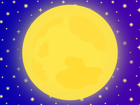 大きな満月の背景 月,背景,夜,星,満月,ハロウィン,壁紙,空,銀河,クリスマスのイラスト素材