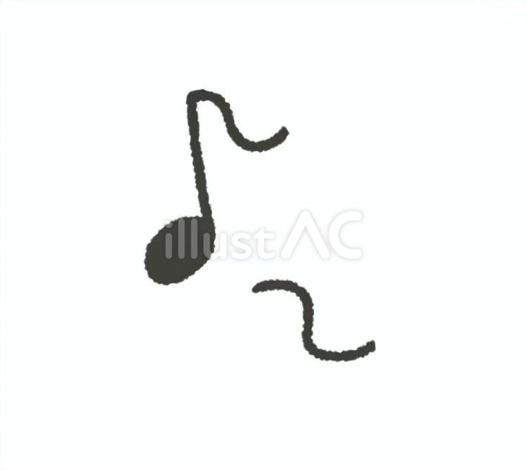 音符のマーク_1 マーク,音符,八分音符のイラスト素材
