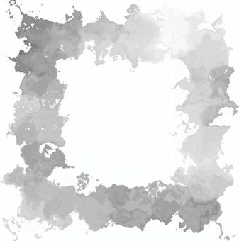 モノクロのマーブルフレーム マーブル,抽象的,アブストラクト,フレーム,枠,背景,壁紙,モノクロ,グレー,白のイラスト素材