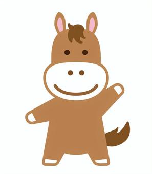 可愛い馬のキャラクターアイコン 可愛い馬のキャラクターアイコン 馬,キャラクター,可愛い,マスコット,お馬さん,生き物,草食,動物,哺乳類,アイコンのイラスト素材