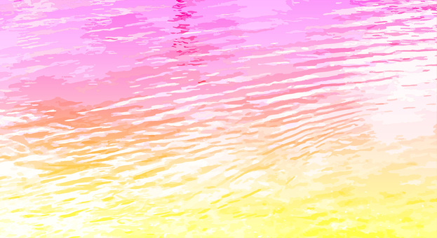 水面　　 水面,湖面,液体,波紋,さざ波,海,イメージ,グラデ,水彩のイラスト素材