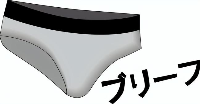ブリーフ   ブリーフ   ブリーフ,パンツ,下着,メンズ,男性,衣類,グレー,カタカナのイラスト素材