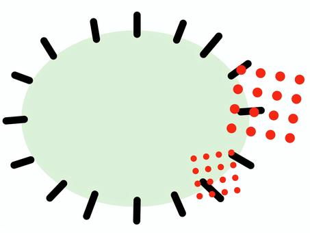 吹き出し③-3 吹き出し③-3 ふきだし,セリフ,マンガ,ことば,会話,pop,販促,効果,背景,フレームのイラスト素材