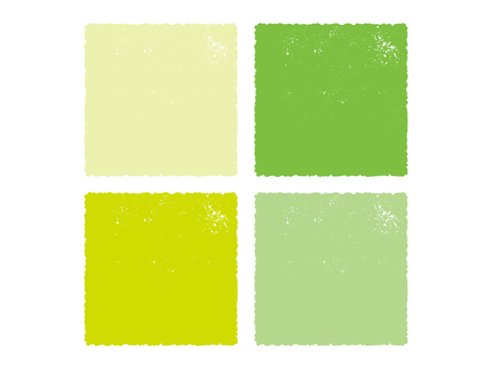 版画風四角形フレーム4色セット03 フレーム,背景枠,飾り枠,囲み,囲み枠,四角,版画,色背景,色々,カラフルのイラスト素材