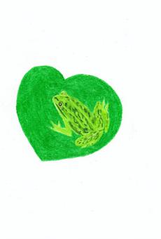 カエルのイラスト