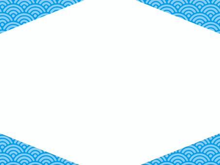 正月和風和柄年賀状