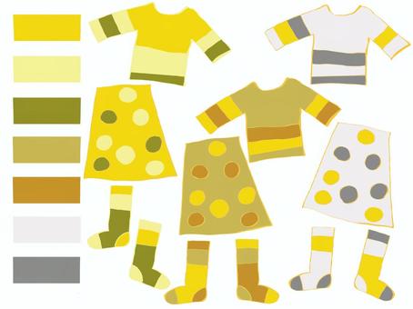 Illustration, moda, çamaşırlar, çorap, 