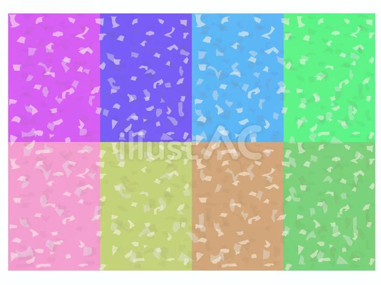 爽やかな8種類の模様 模様,柄,カラフルのイラスト素材