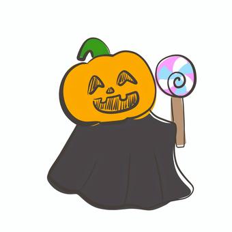 ハロウィン 笑うかぼちゃのおばけ