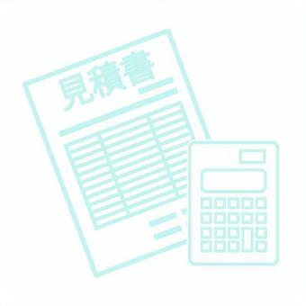 見積書と電卓 見積書,電卓,契約,ビジネス,書面,仕事,取引,発行,用紙,印刷物のイラスト素材