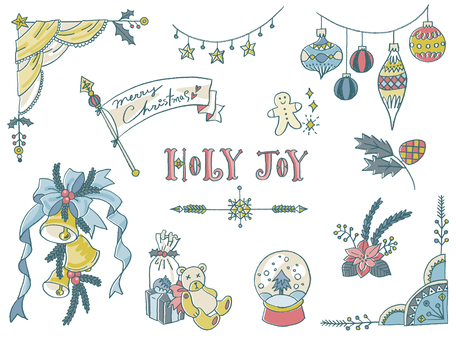 Illustration, pintados à mão, ofício, sino, 