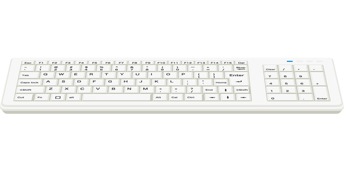 白いパソコンのキーボード キーボード,タイピング,入力,キー配列,パソコン,周辺機器,コンピュータ,入力機器,ビジネス,白のイラスト素材