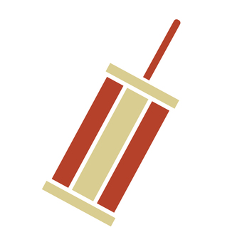 おみくじアイコン　年賀状和風あしらい おみくじ,くじ引き,新年,お正月,年賀状,和風,あしらい,パーツ,アイコン,背景のイラスト素材