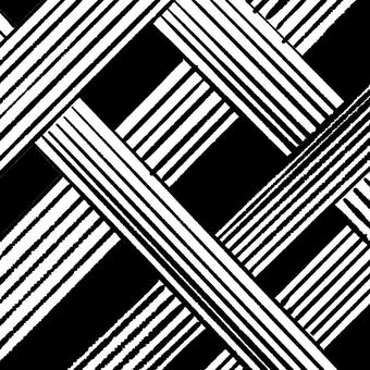 線の模様 線,複数,直線,重なる,模様,白,黒,細い,交差,手描きのイラスト素材