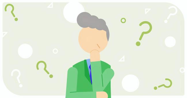 首を傾げるサラリーマン 疑問,ピクトグラム,棒人間,はてな,悩む,サラリーマン,経営者,検討,腕組み,謎のイラスト素材