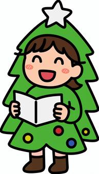 白のツリーコスの子供です。