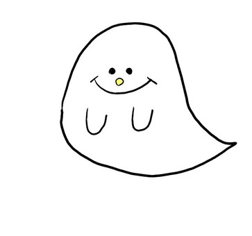 おばけのイラスト おばけのイラスト おばけ,幽霊,かわいいのイラスト素材