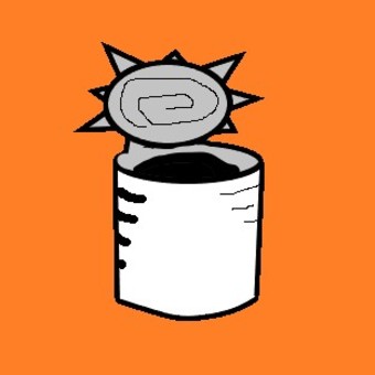 ブリキ缶 ブリキ缶,空き缶,缶,手書き,シンプルのイラスト素材