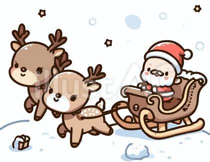 サンタさんとトナカイさん