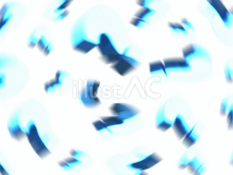 光に輝く「ハテナマーク」_01 ハテナマーク,輝き,反射のイラスト素材