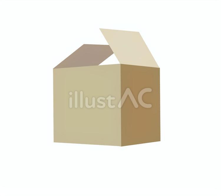 箱のイラスト 箱,ダンボール,荷物のイラスト素材