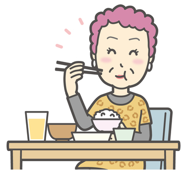  大阪のおばちゃん-160-バスト おいしい,おばちゃん,大阪,ヒョウ柄,おばはん,中年,女性,関西,派手,おばさんのイラスト素材