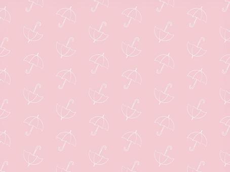 傘のパターン背景（ピンク） 傘,雨,背景,パターン,梅雨,クーポン,雨の日のイラスト素材