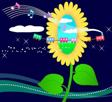 メルヘンのイラスト イラスト,いらすと,カット,挿し絵,絵,手描き,手描き風,手書き,植物,花のイラスト素材