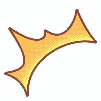 漫符　驚き 漫符,驚き,びっくり,衝撃,ショック,驚愕,記号,かわいい,手描きのイラスト素材