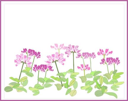 黃芪花邊框與艾, JPG, PNG 和 AI 黃芪花邊框與艾, 黃芪, 春天, 群居, JPG, PNG 和 AI