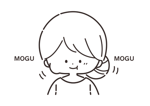 Woman eating: line art, yemek, kadın, mogumogu, JPG and PNG