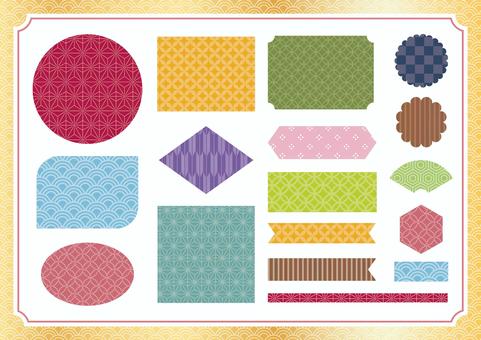 Illustration, frame, japanese style, and handle, 