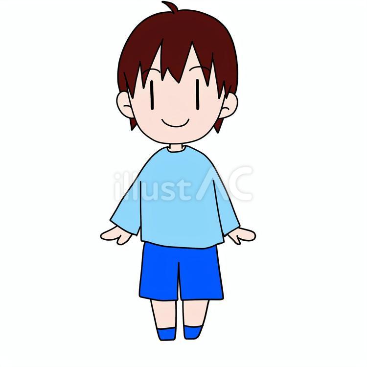 男の子　全身 男の子,全身,人物のイラスト素材