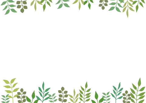 植物のフレーム