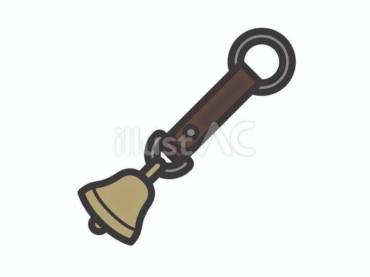 熊よけ鈴01 熊よけ鈴,ベル,登山のイラスト素材