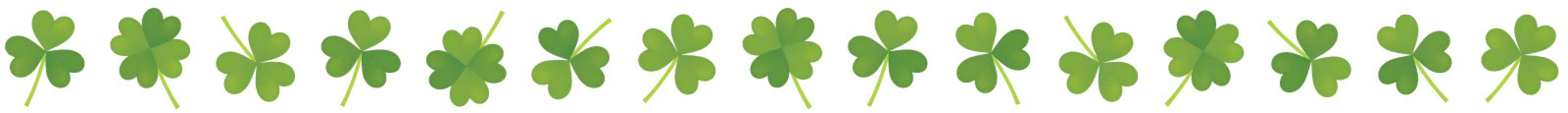 Illustration, clover, three leaves, four leaves, JPG, PNG and AI