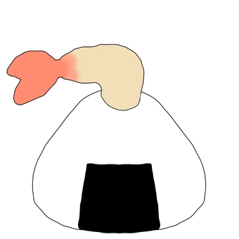 天むす 天むす 天むす,おにぎり,おむすび,えび天,海老天,天ぷら,弁当,和食,日本食,天麩羅のイラスト素材