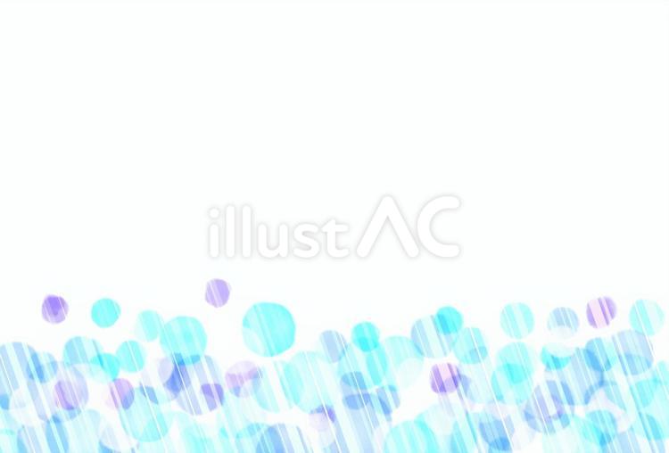 大雨をイメージした壁紙、フレーム 雨,梅雨,水彩のイラスト素材