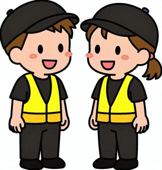 黒の倉庫作業員の人です。 倉庫,作業員,シンプル,輸送,物流,労働,仕事,スタッフ,搬入,作業のイラスト素材