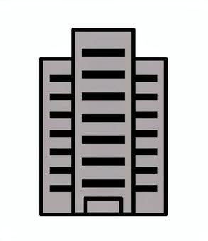 大企業イラスト（ver2) 大企業,企業,ビル,オフィス,社屋,建築,カットイラスト,大手,経営,仕事のイラスト素材