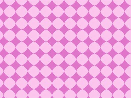ダイヤ　パターン　ピンク