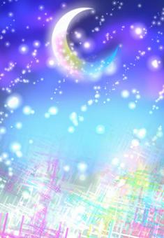 月, JPG 月, yumekawa, 夜景, 夜空, JPG