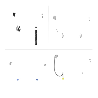 Illustration, earrings, set, cute, 