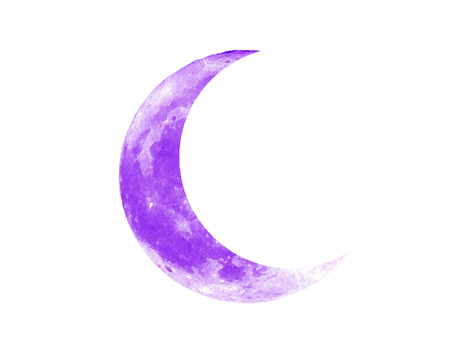 Crescent moon simple illustration, JPG and PNG Crescent moon simple illustration, , JPG and PNG