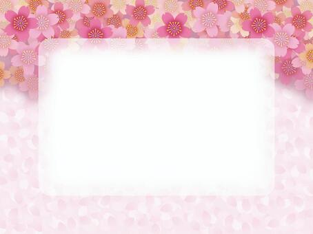 Background-Sakura 80, cherry blossoms, with, copy space, JPG