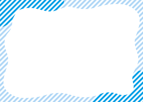 流体シェイプの背景19_B フレーム,ポップ,背景,幾何学,メンフィス,流体シェイプ,かわいい,ストライプ,シンプル,おしゃれのイラスト素材