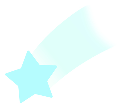 流れ星・水色 流れ星,流星,星,スター,アイコン,願い事,七夕,パーツ,パーツ素材,水色のイラスト素材