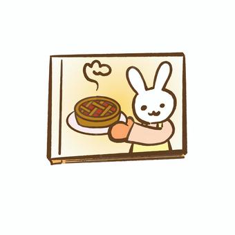 うさぎ絵本 絵本,並べる,読書,読書習慣,本読み,読み聞かせ,手描き,童話,お話し,読書の秋のイラスト素材