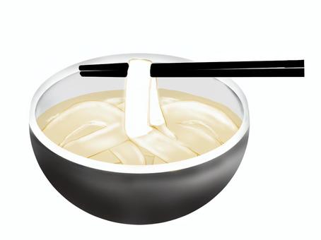 きしめん きしめん,名古屋,名物,麺類,ご当地グルメ,シンプル,具なし,食べ物のイラスト素材